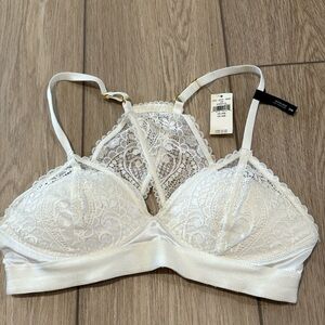Aerie White Lace Bralette